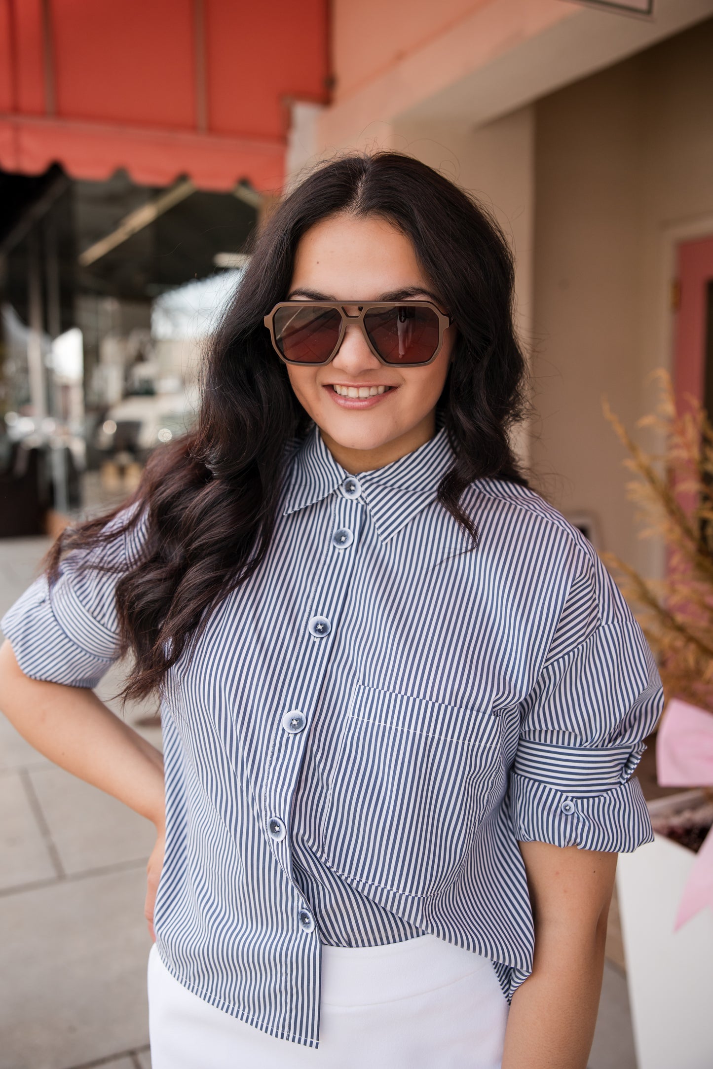 Classic Stripes Top - Indigo Combo