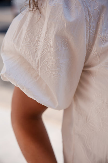 Viva Popover Top - Cool White