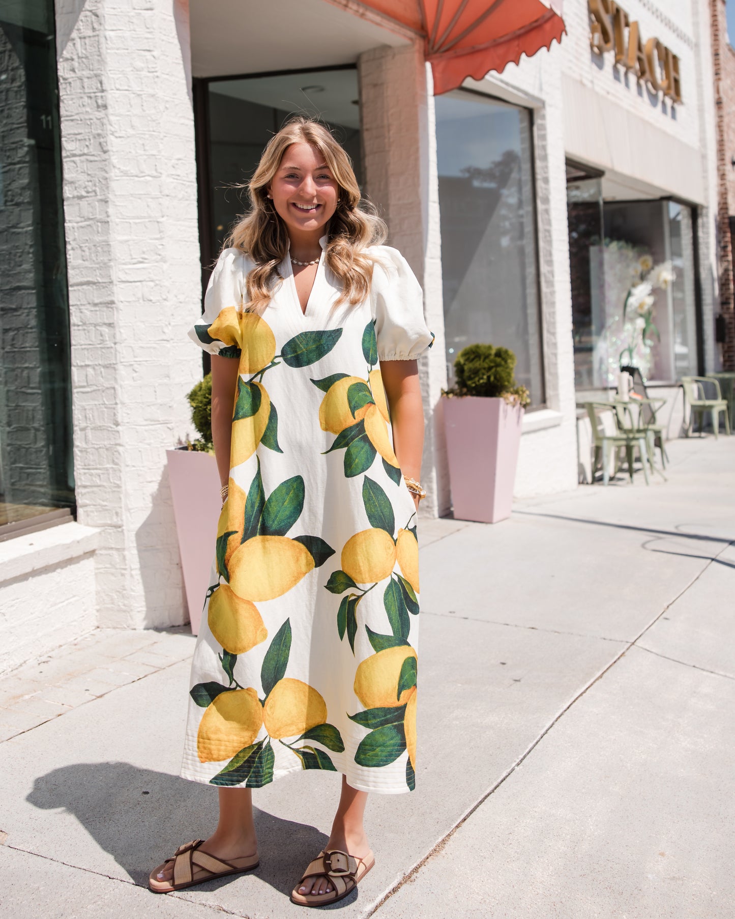 Hampton Dress - Limone