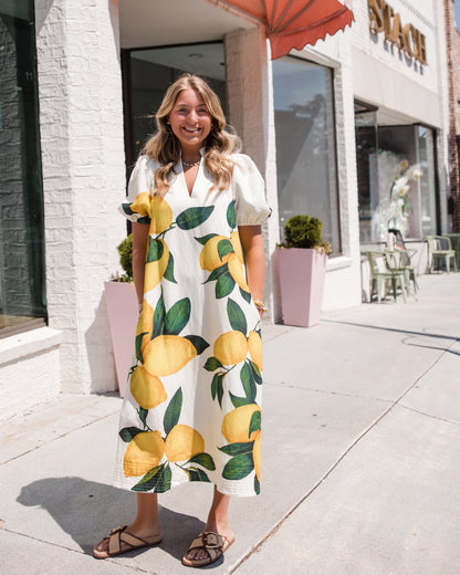 Hampton Dress - Limone