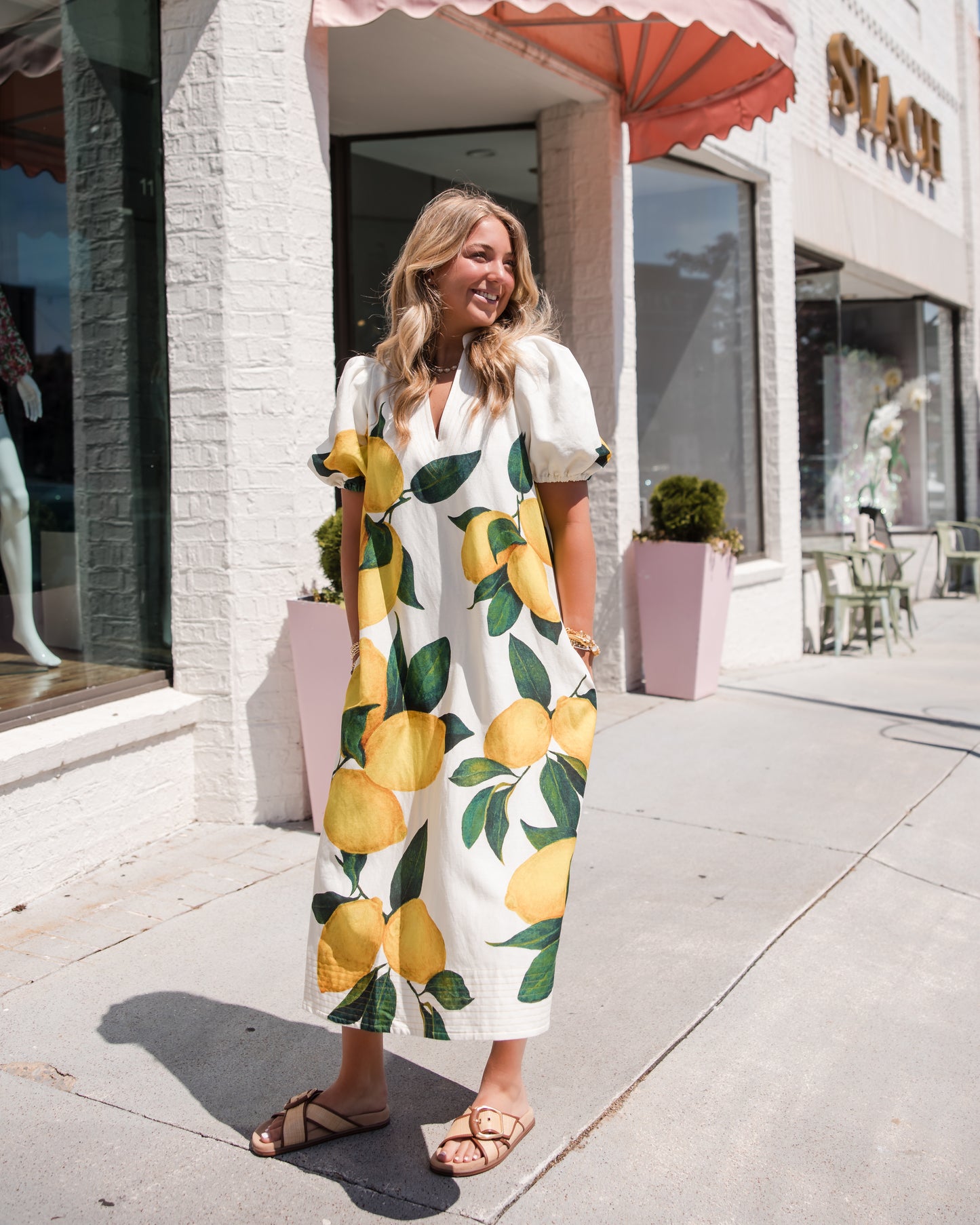 Hampton Dress - Limone