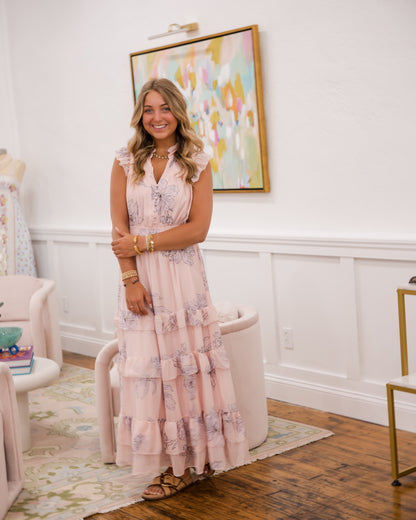Hazel Maxi Dress - Blush Floral