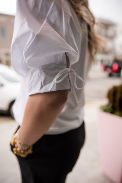 Viva Popover Top - Cool White
