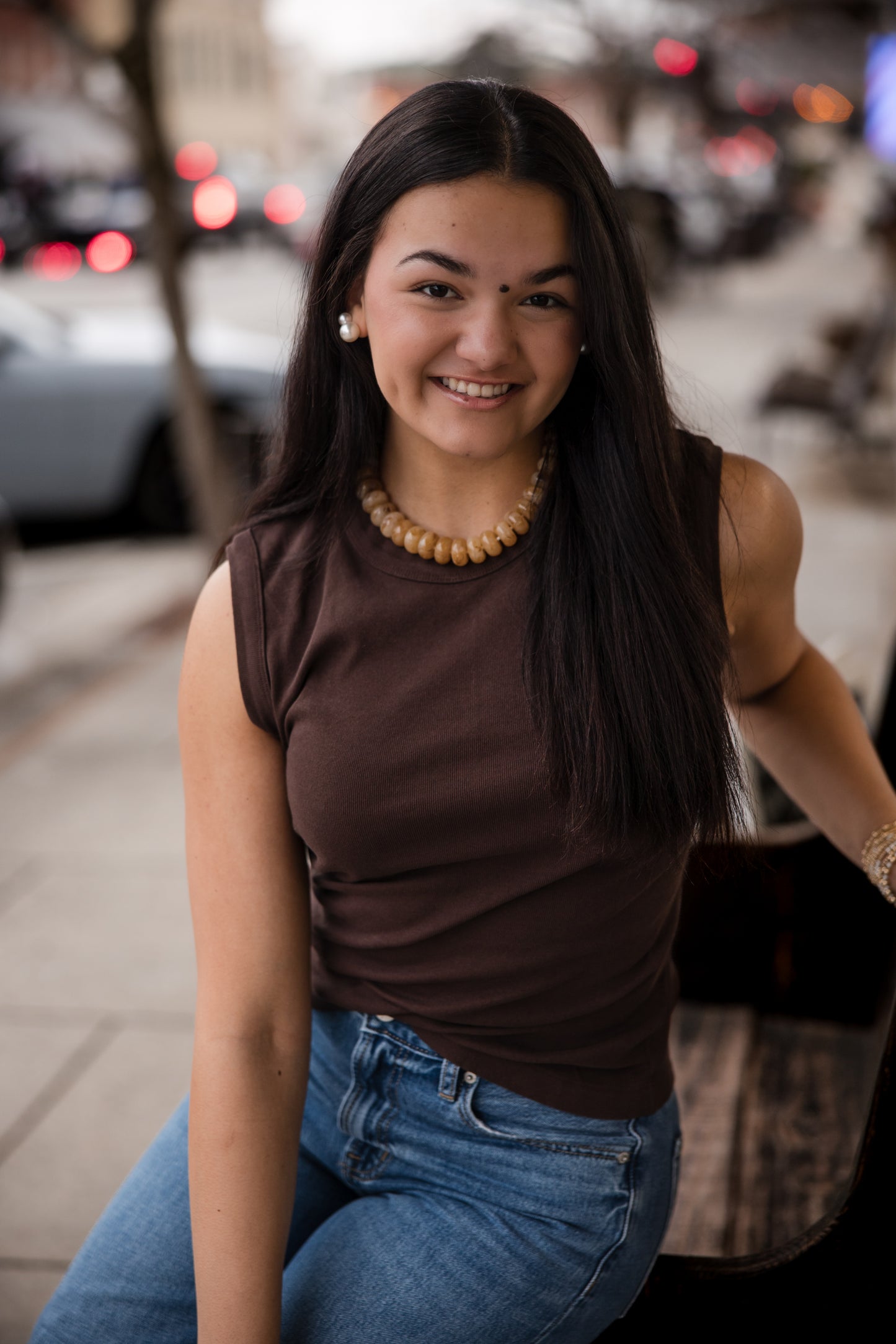Free People Murphy Tank Top - Chocolatier