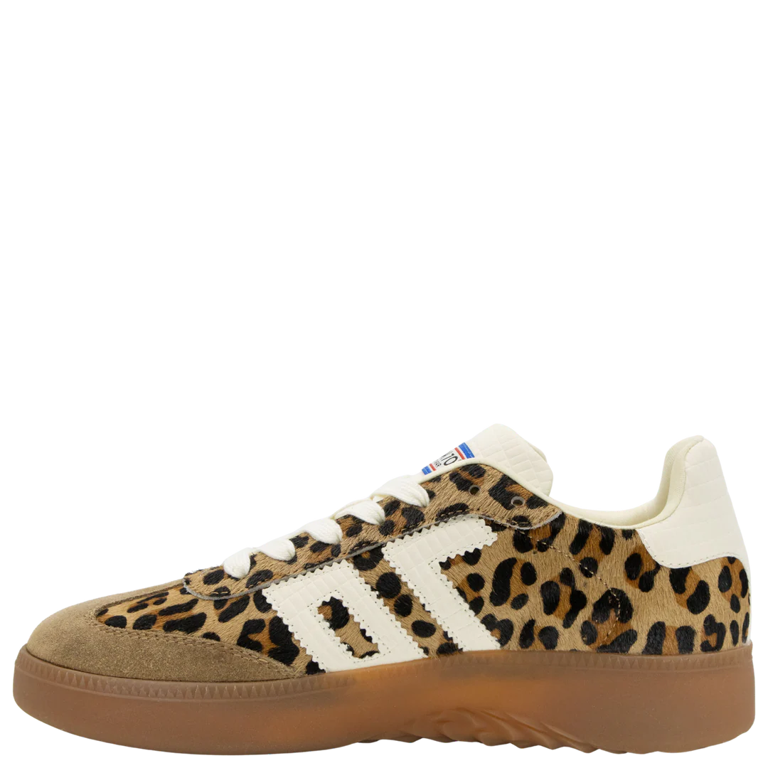 Back 70 Boston Sneaker - Leopard Cuoio Milk
