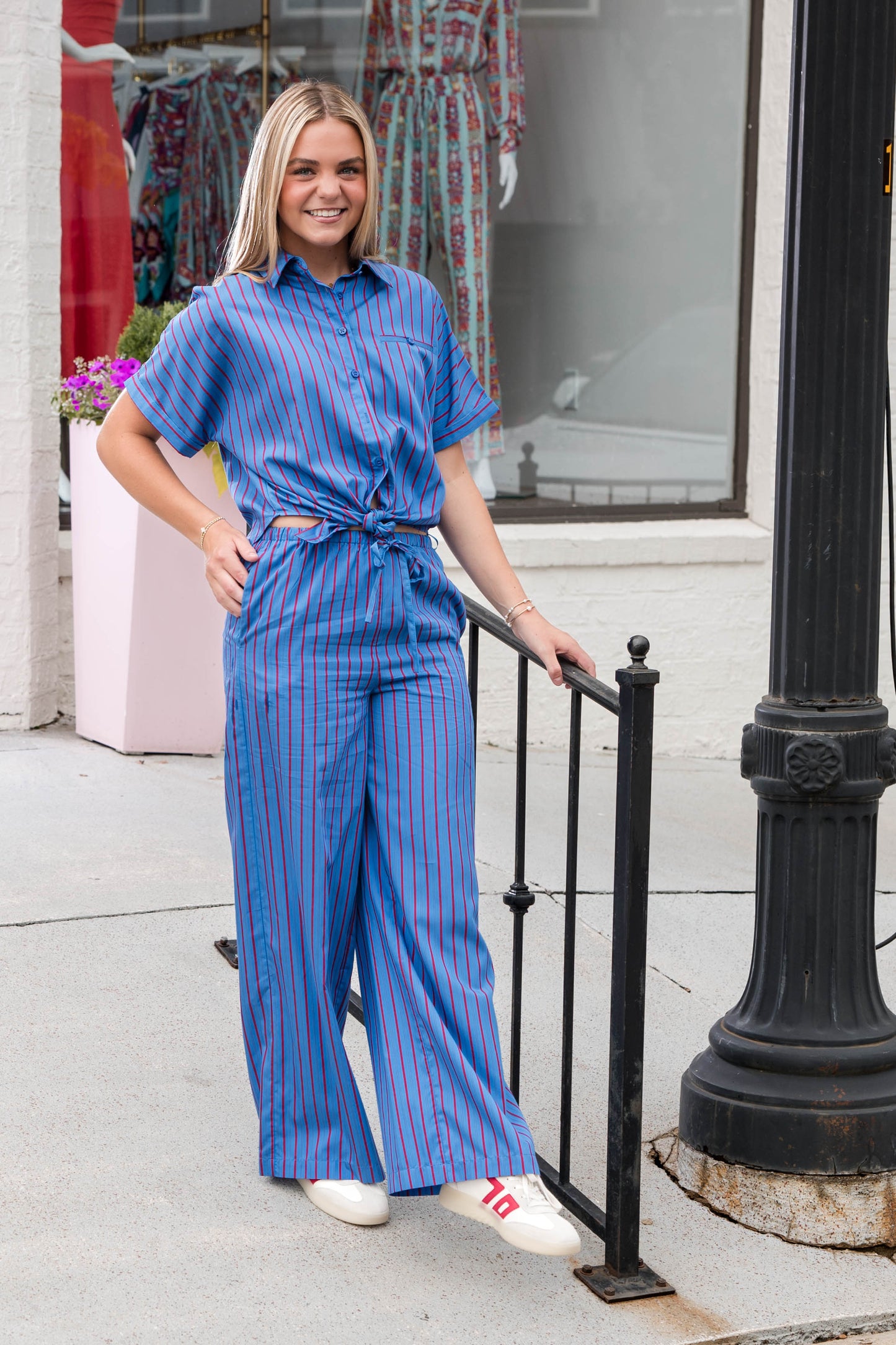 Edeline Pants - Electric Blue