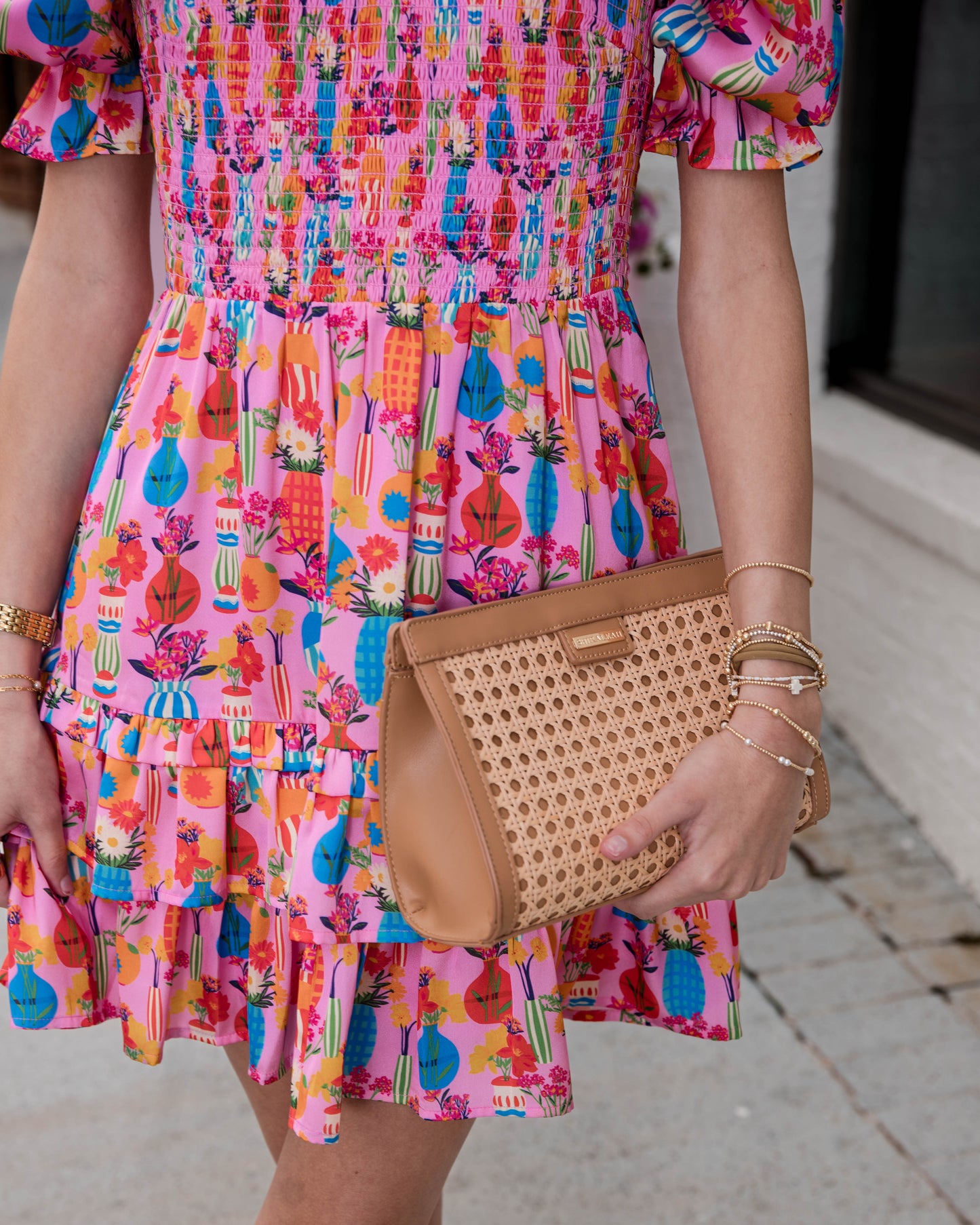 Alex Dress - Pink Chantilly
