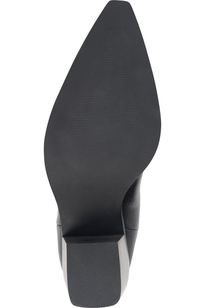 Matteo Faux Leather Boot - Black