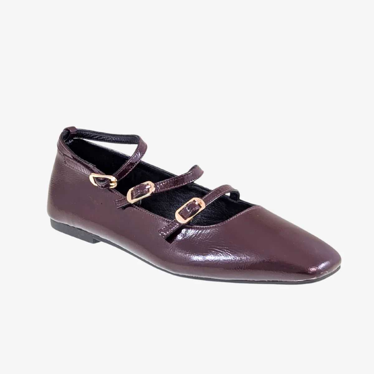 Carri Flat Shoe - Bordeaux