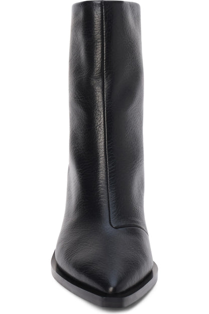 Matteo Faux Leather Boot - Black
