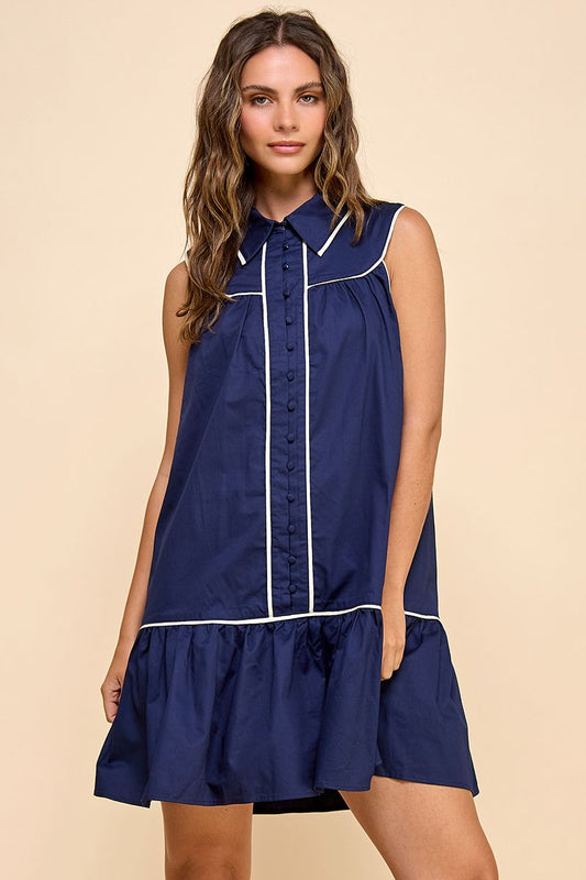 Collared Shirt Dress