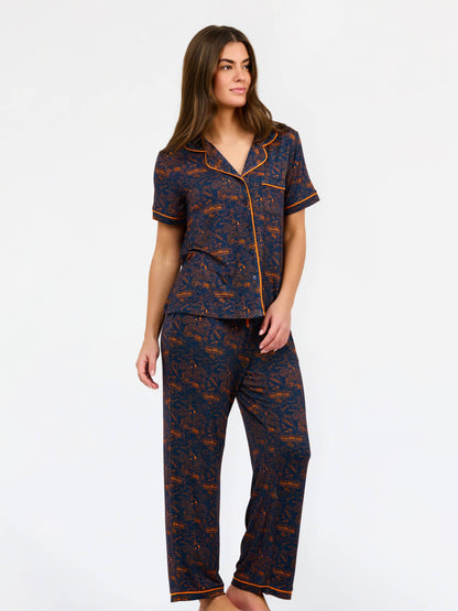Charlotte Pajamas - Team Toile Auburn