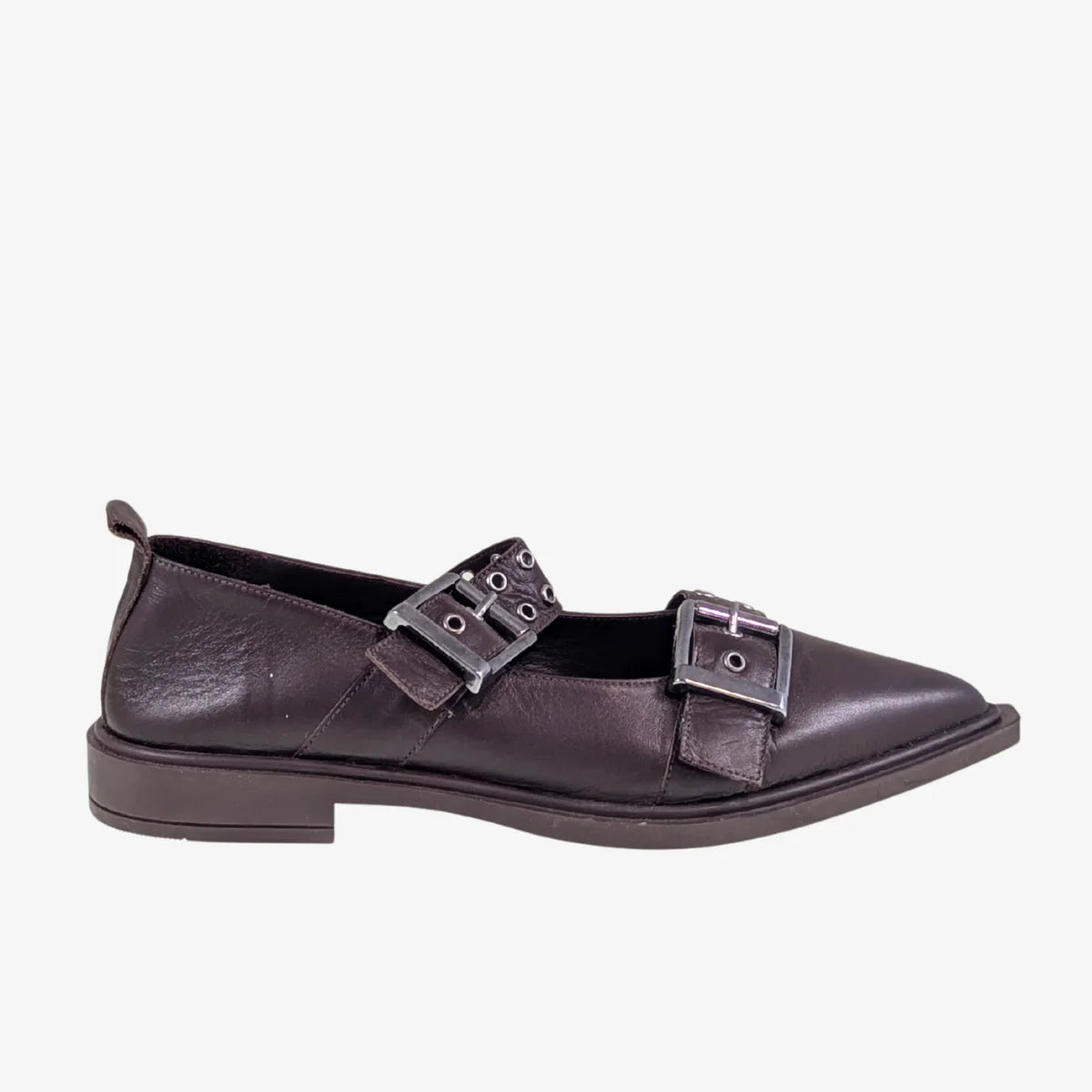 Ciara Flat Shoe - Brown
