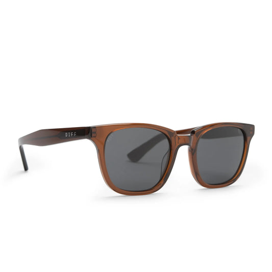 DIFF Eyewear - Colton - Whiskey Grey Polarized Sunglasses