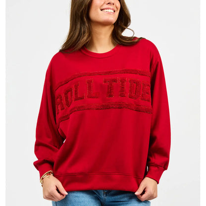 Sarah Sweatshirt - Alabama Varsity Stripe