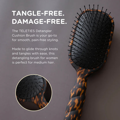 Detangler Hair Brush - Medium Hair - Tortoise