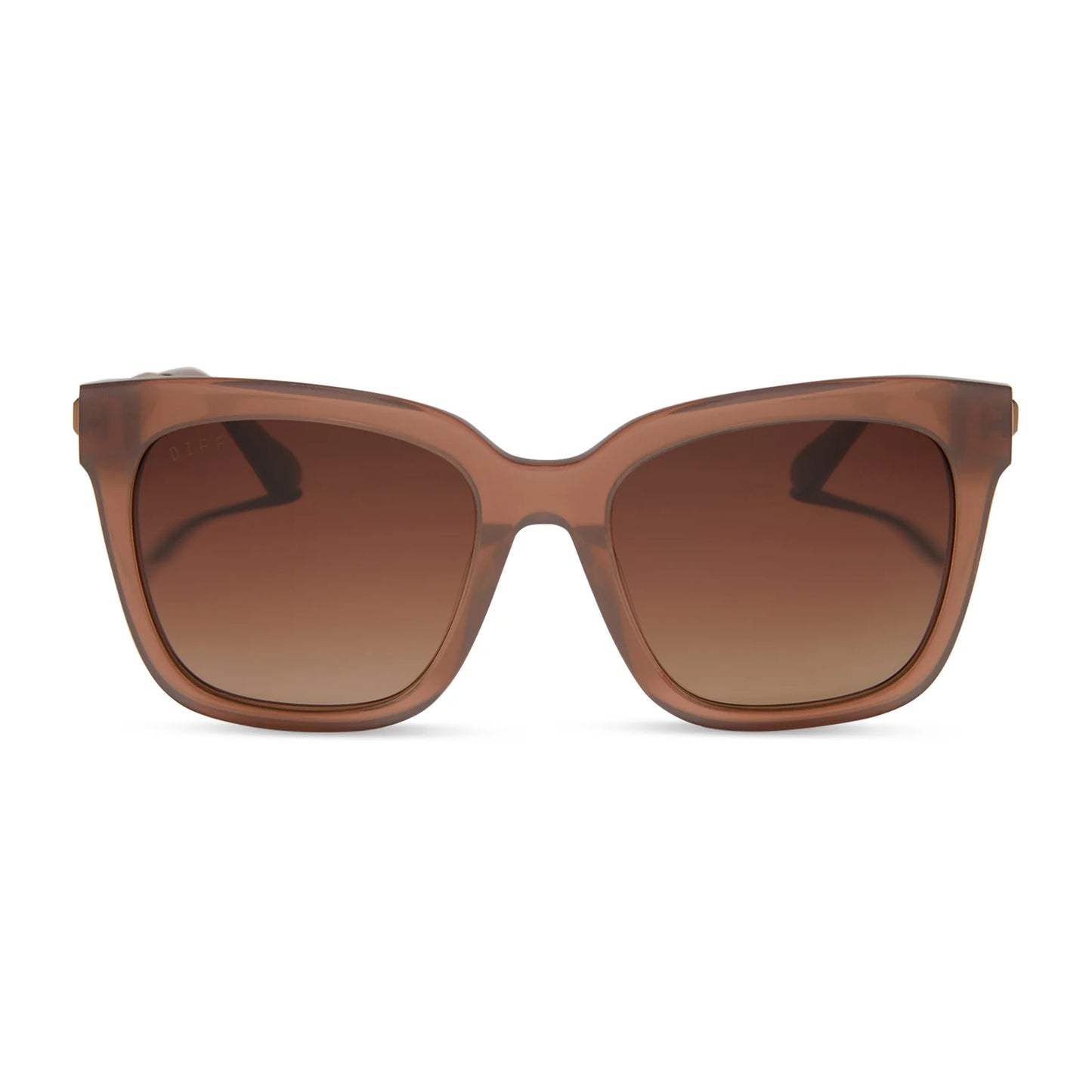 DIFF Eyewear - Bella - Macchiato Brown Gradient Polarized Sunglasses
