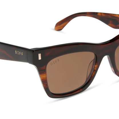 DIFF Eyewear Bradley - Sequoia Tortoise Brown Sunglasses