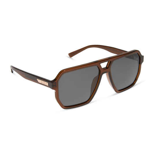 DIFF Eyewear Cameron - Whiskey Grey Polarized Sunglasses