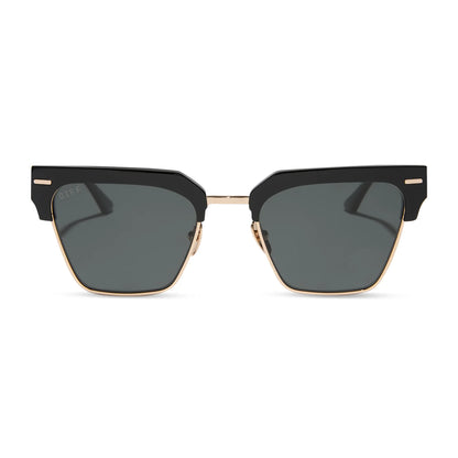DIFF Eyewear Capri Black Grey Polarized Sunglasses