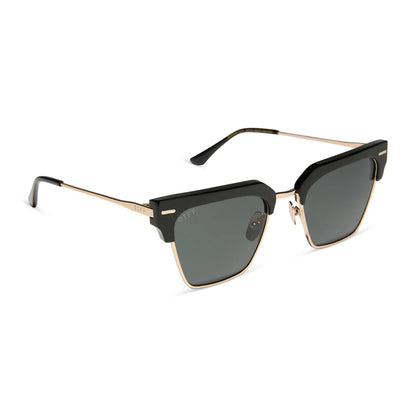 DIFF Eyewear Capri Black Grey Polarized Sunglasses