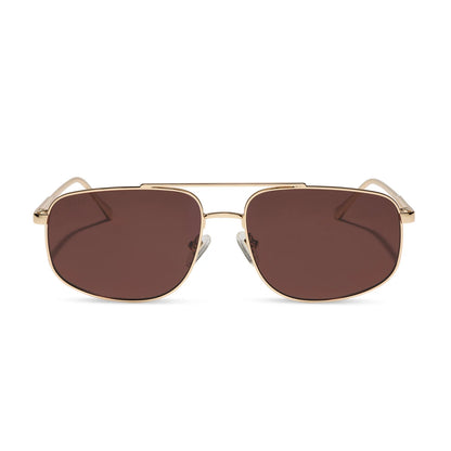 DIFF Eyewear Charley - Brown Polarized Sunglasses