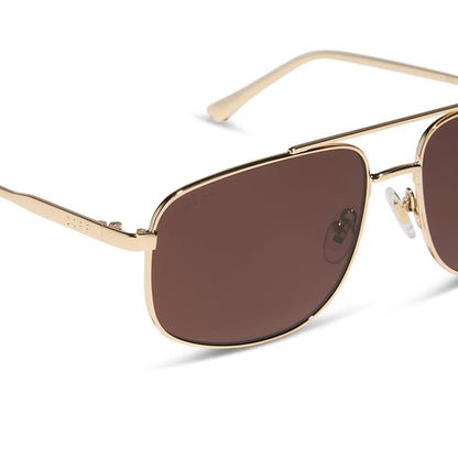 DIFF Eyewear Charley - Brown Polarized Sunglasses