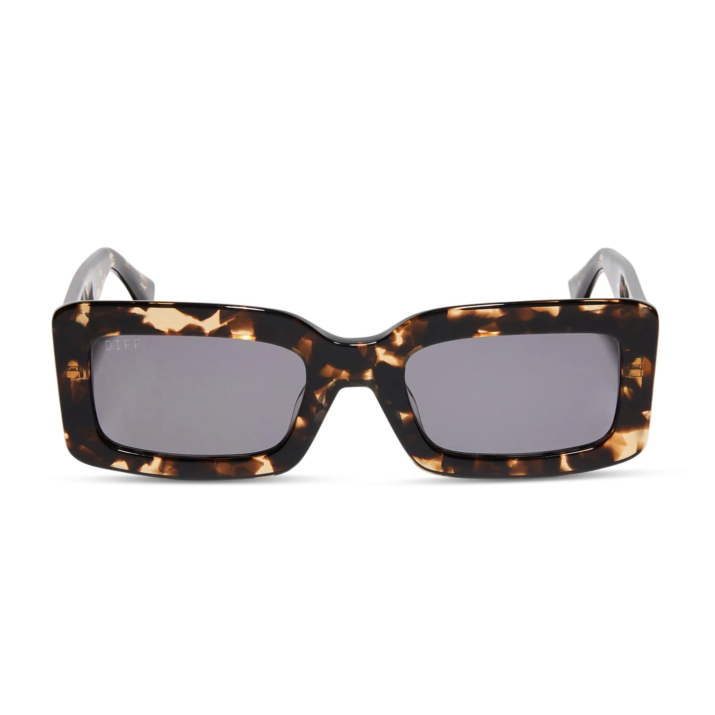 DIFF Eyewear Indy - Espresso Tortoise Grey Sunglasses