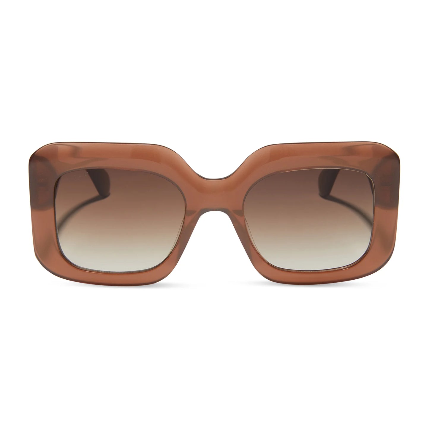 DIFF Eyewear Giada - Macchiato Brown Gradient Sunglasses