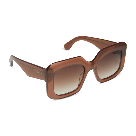 DIFF Eyewear Giada - Macchiato Brown Gradient Sunglasses