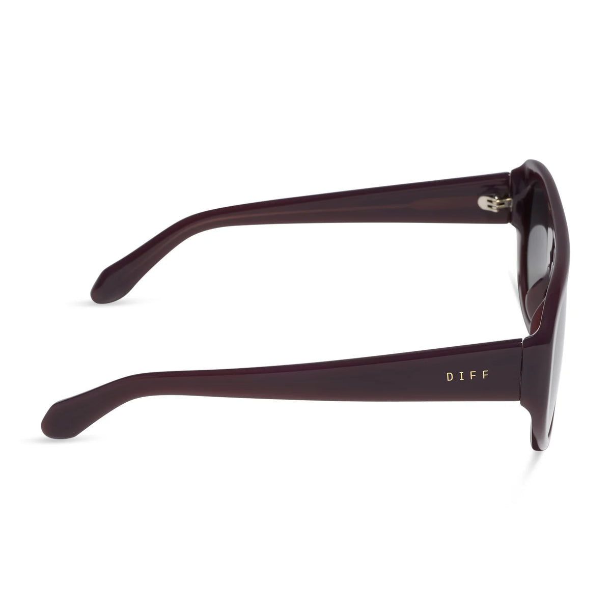 DIFF Eyewear Morgan - Cocoa Powder Grey Gradient Polarized Sunglasses