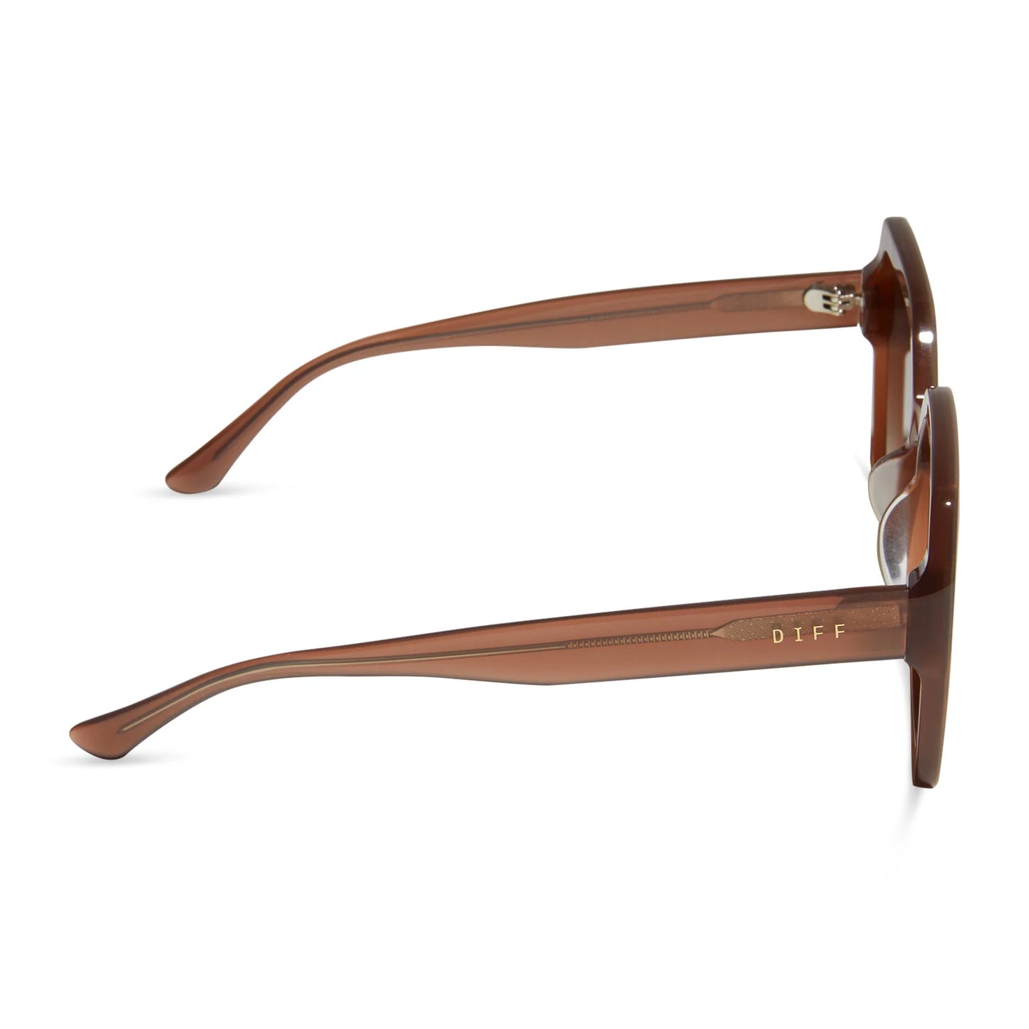 DIFF Eyewear - Presley - Macchiato Brown Gradient Sunglasses