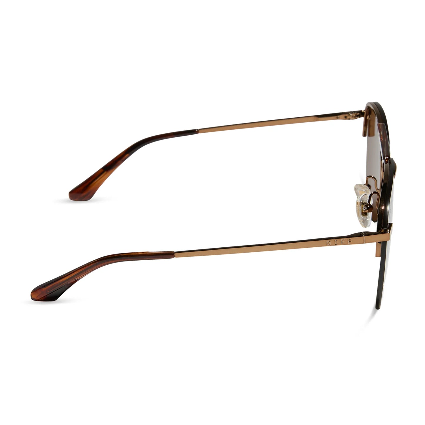 DIFF Eyewear Tahoe - Sequoia Tortoise Brown Gold Flash Sunglasses