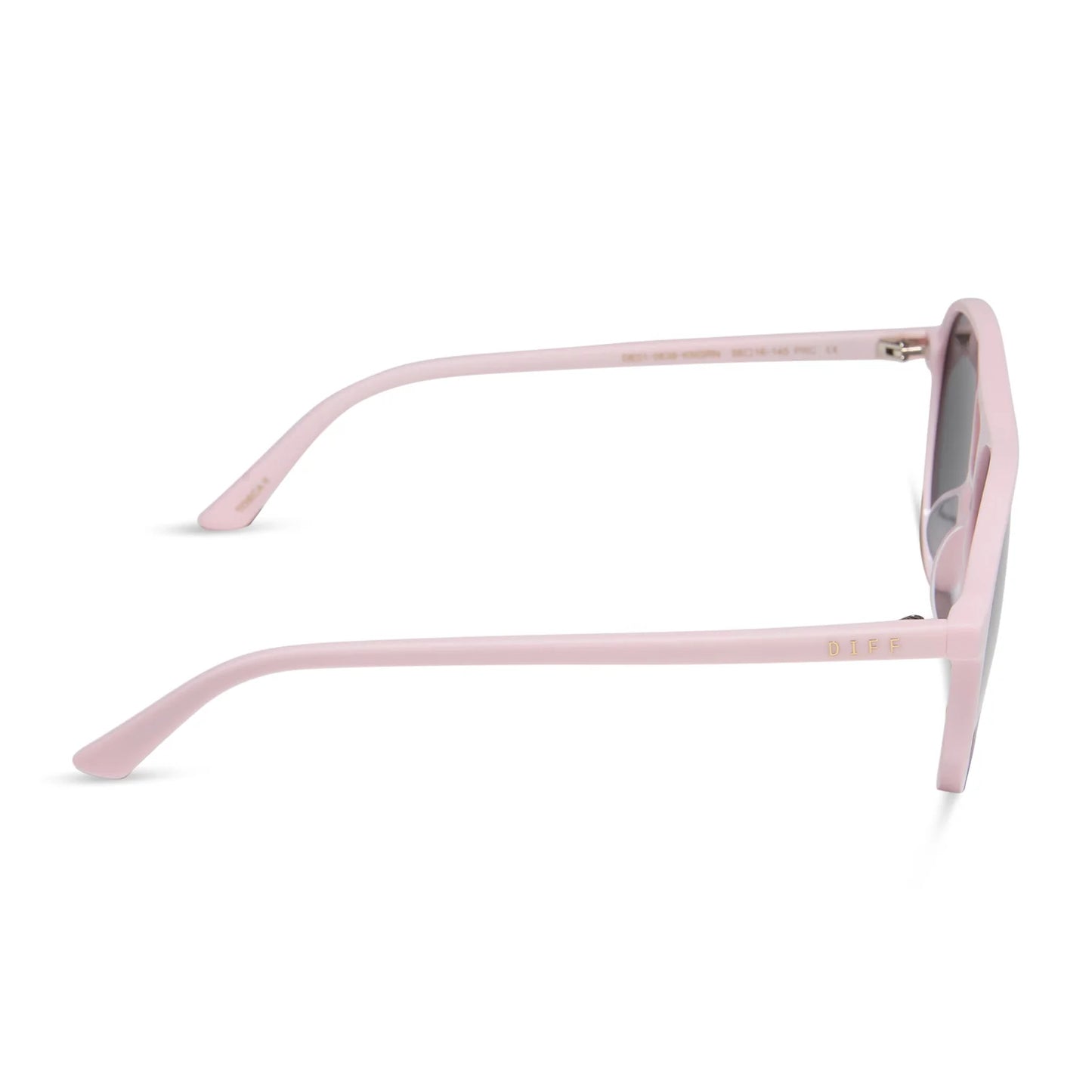 DIFF Eyewear Tosca II Powder Pink Grey Sunglasses