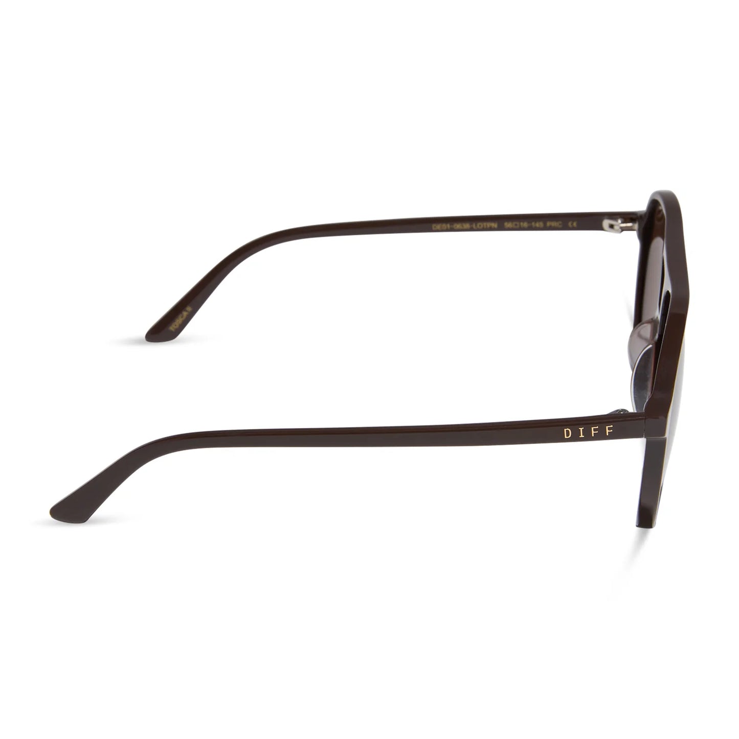 DIFF Eyewear Tosca II Truffle Truffle Sunglasses