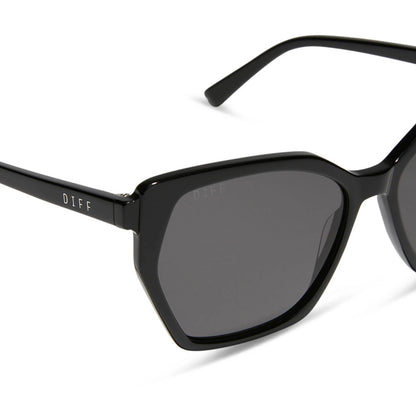DIFF Eyewear - Vera - Black Grey Sunglasses
