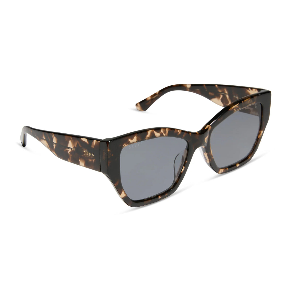 DIFF Eyewear Vivienne - Espresso Tortoise Grey Polarized  display picture 2
