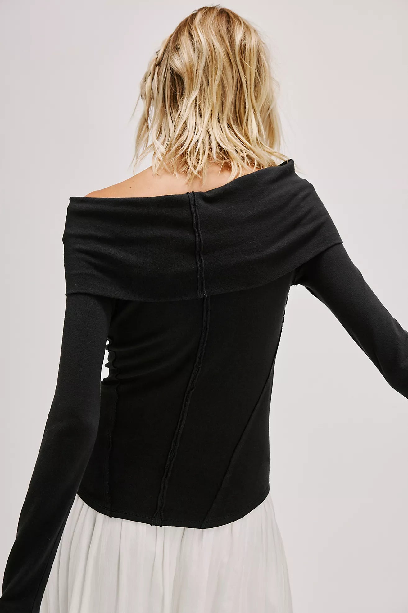 Free People Iris Layering Top - Black