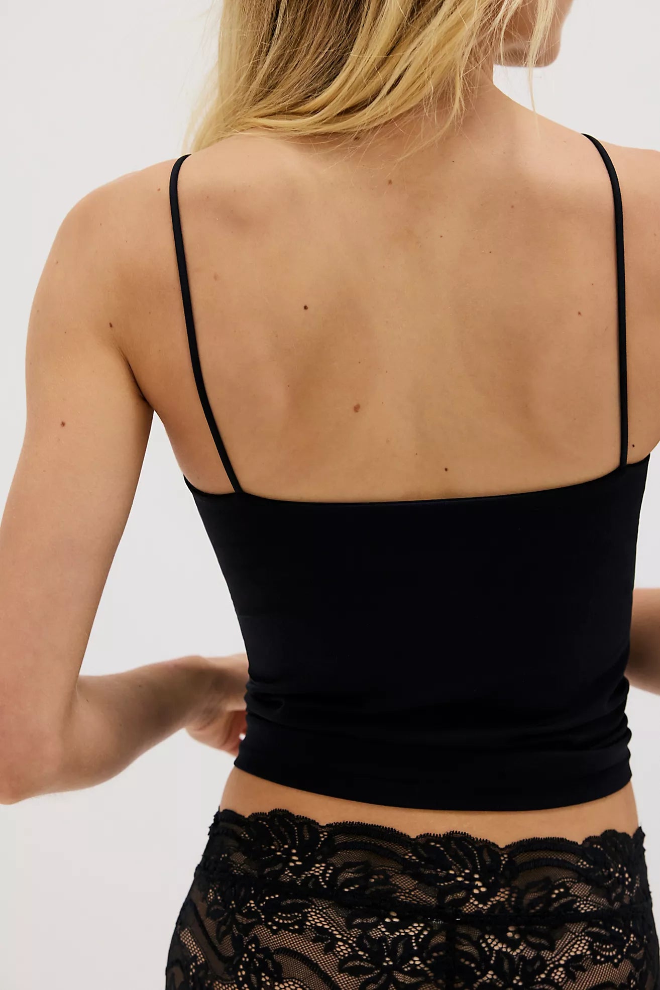 Free People Round Two Cami - Black