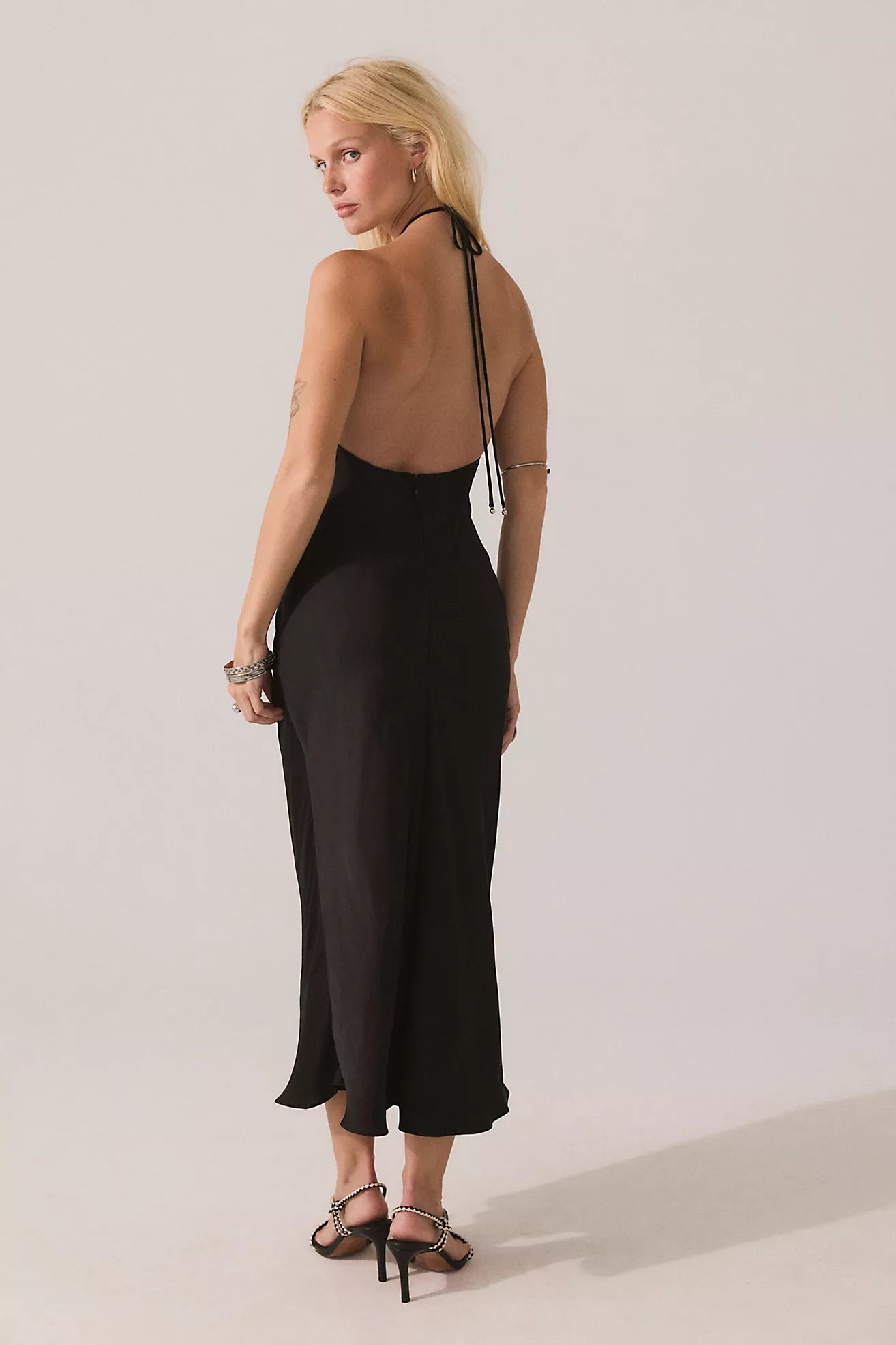 Free People Citrine Midi Dress - Raven Combo