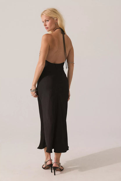 Free People Citrine Midi Dress - Raven Combo