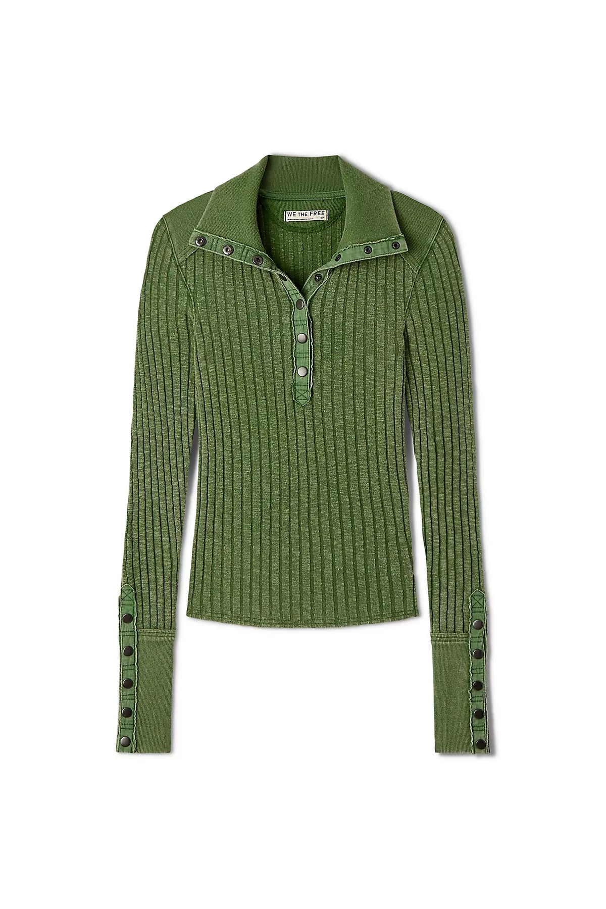 Free People Surplus Cuff Sweater Top - Courtyard