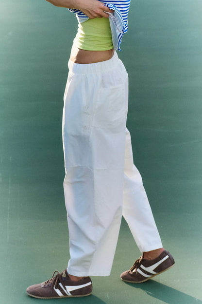 Free People Game Day Pant - White
