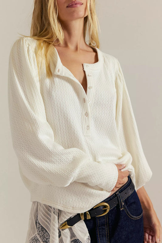 Free People Quinn Top - Ivory
