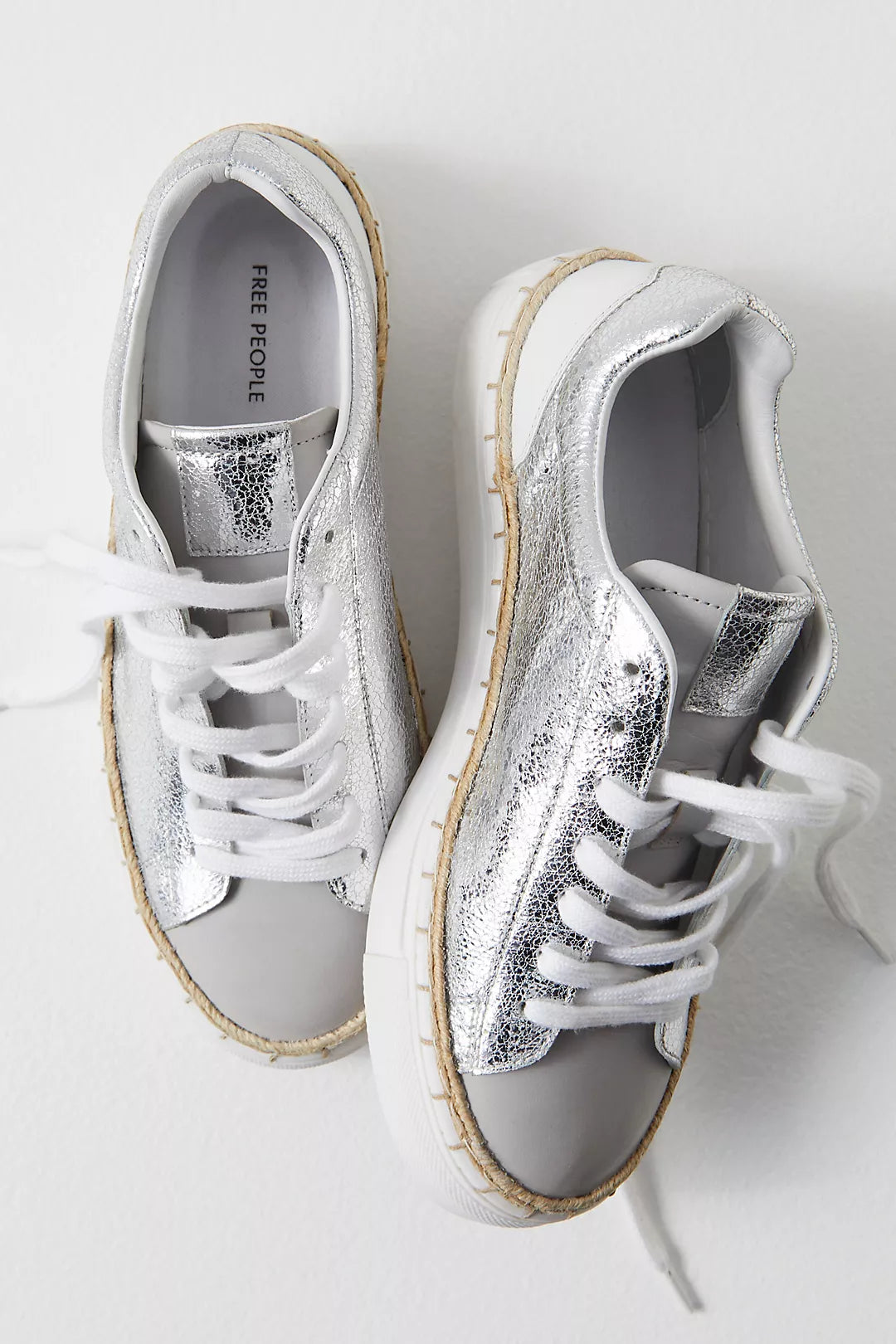 Free People Scotty Sneakers- Silver