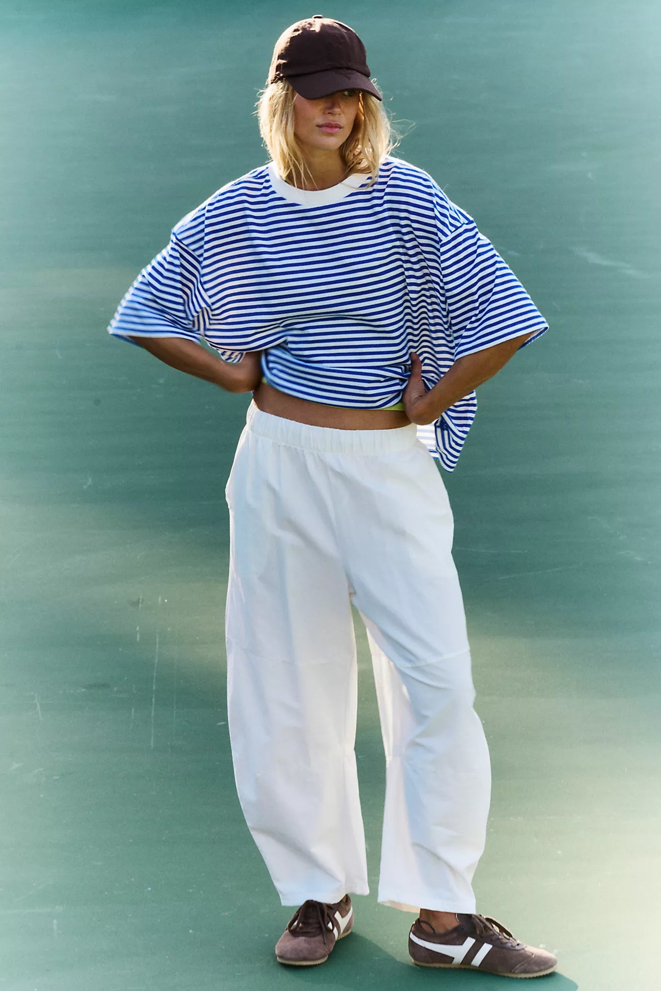 Free People Game Day Pant - White