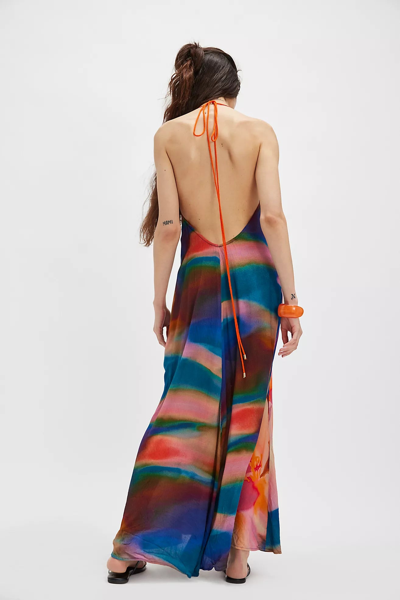 Free People Catalina Maxi Dress - Sunset Combo