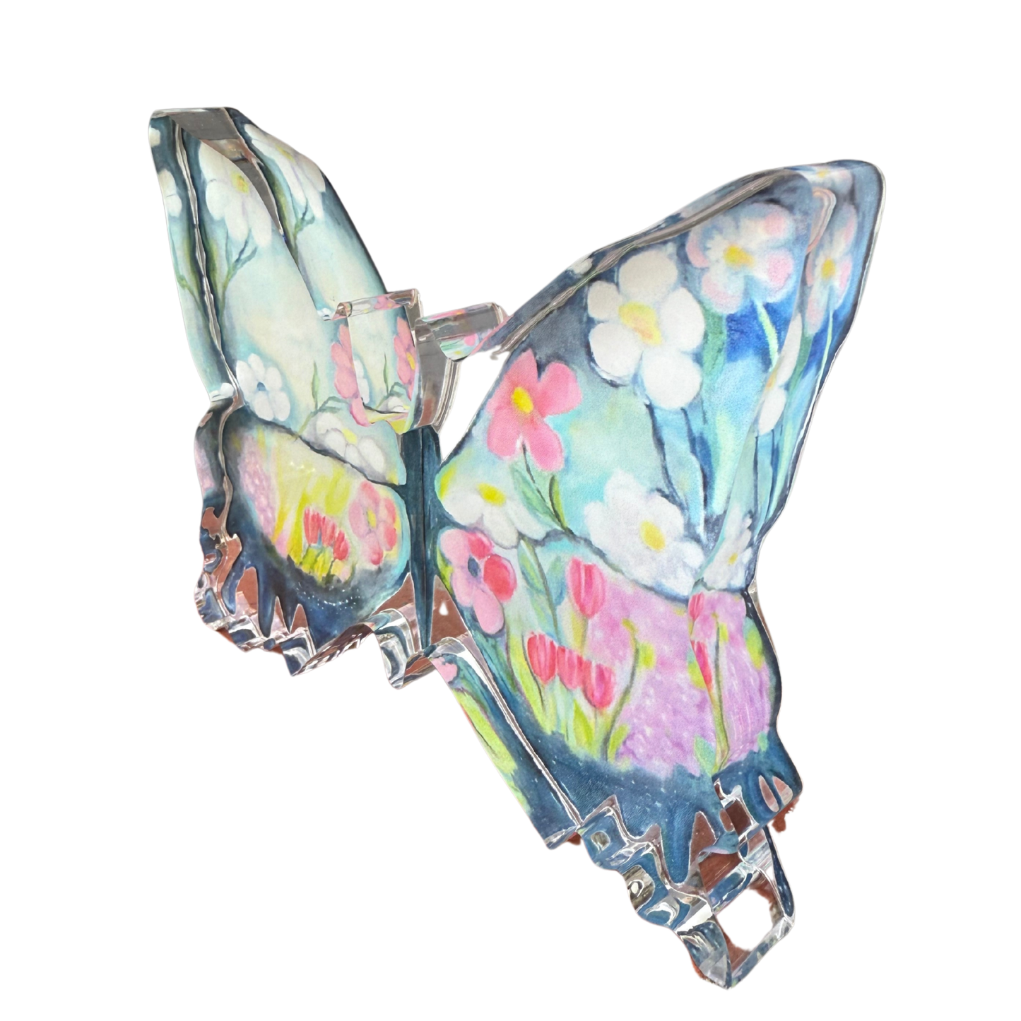 “Daisy Butterfly” Acrylic Shelfie: Large