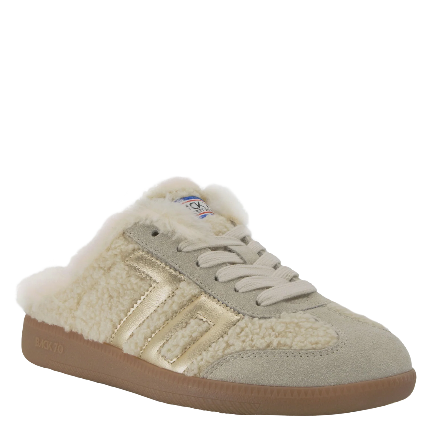Back 70 Easter FL Backless Sneaker - Butter Gold