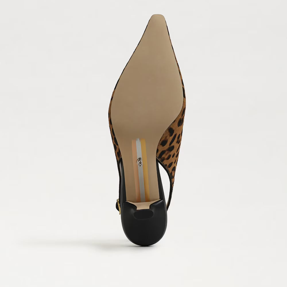 Sam Edelman Bianka Slingback Pump - Leopard Brahma Hair Leather